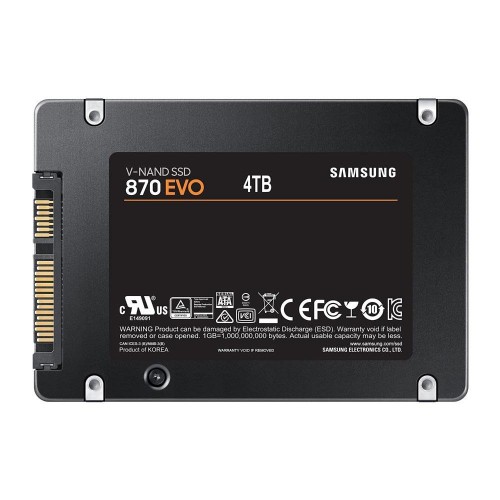 Image of SSD SAMSUNG 4TB 870 EVO 2.5" SATA3 MZ-77E4T0B/EU READ:560MB/S-WRITE:530MB/S075