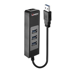 HUB MINI LINDY USB 3.0 3...