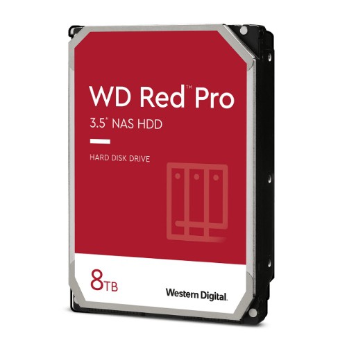 Image of HD WD SATA3 8TB 3.5" RED PRO 7200RPM 256mb cache - NAS 8-16 SLOT HARD DRIVE - WD8005FFBX075