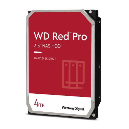 Image of HD WD SATA3 4TB 3.5" RED PRO INTELLIPOWER 256mb cache 7200RPM 24x7 - NAS HARD DRIVE - WD4005FFBX075