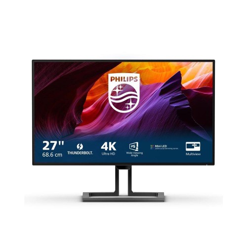 Image of MONITOR PHILIPS Mini LED 27"Wide 27B1U7903/00 IPS 3840x2160 4ms 1400cd/mq 2x3W MM Reg.H PIVOT 2HDMI DP x Thunderbolt 4 Docking075