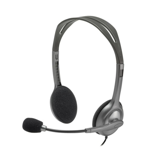 Image of Cuffie Logitech H111 Cavo Over-the-head Stereo - Nero - Binaural - Supra-aural - 32 Ohm - 20 Hz a 20 kHz - 180 cm Cavo075