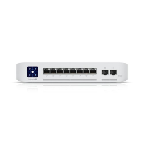 Image of UBIQUITI SWITCH 8 PORTE LAN GIGABIT POE, Layer 3 with 2.5 GbE PoE+ output, 2P 10G SFP+, USW-Enterprise-8-PoE075