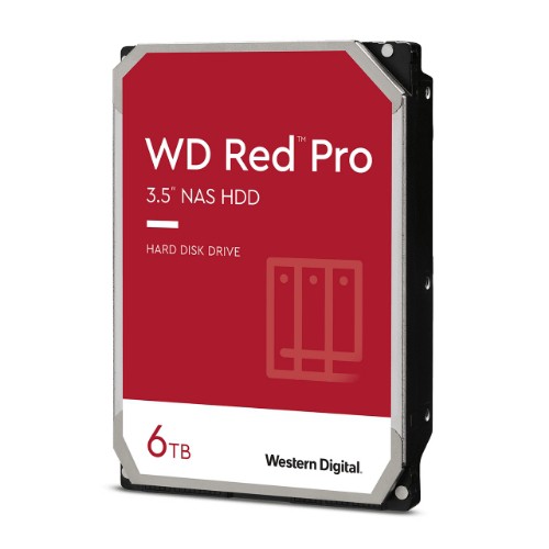 Image of HD WD SATA3 6TB 3.5" RED PRO 7200RPM 256mb cache - NAS - WD6005FFBX075