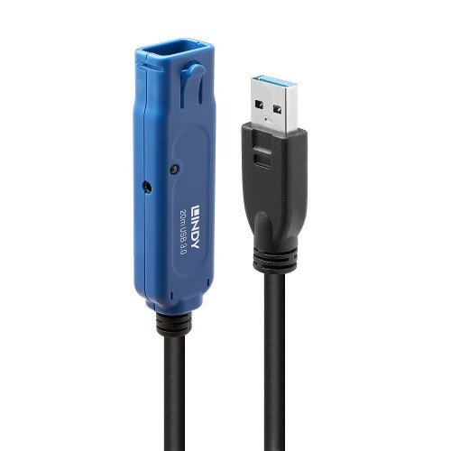 Image of CAVO LINDY USB 3.0 PRO TO USB A, M/F, 20MT, (PROLUNGA ATTIVA), NERO,43361075