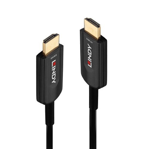 Image of CAVO LINDY HDMI 8K60 TO HDMI, M/M, High Speed IBRIDO IN FIBRA OTTICA, NERO,20MT - 38382075