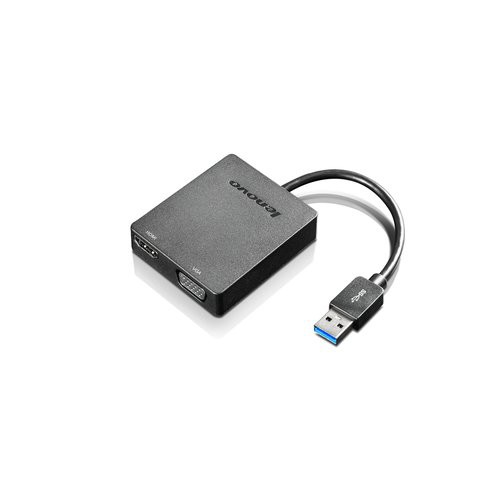 Image of Lenovo Universal USB 3.0 to VGA/HDMI Adapter - 4X90H20061075