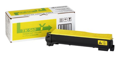 Image of TONER KYOCERA TK-560Y075