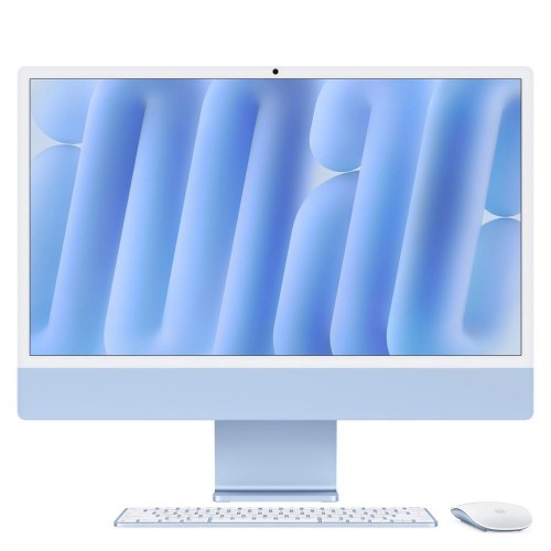 Image of AIO APPLE iMac 24" Retina 4.5K 512GB SSD chip Apple M4 con CPU 10-core e GPU 10-core, 16GB - Blu - MWV33TA075