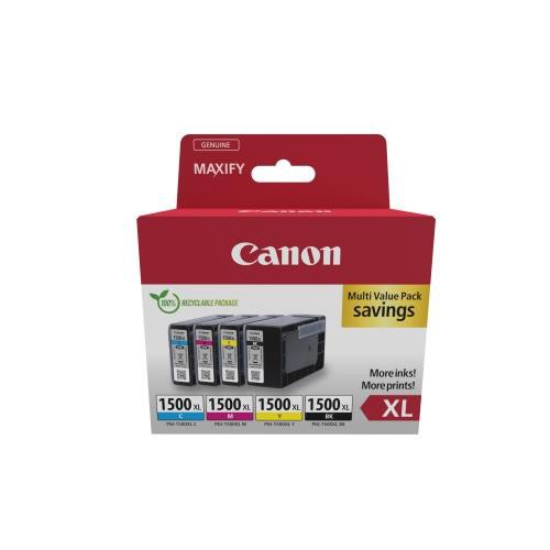 Image of INK CANON MULTIPACK PGI-1500XL BK/C/M/Y MULTI 9182B010075