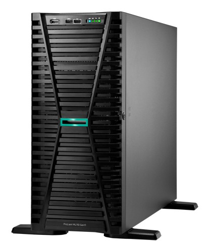 Image of SERVER TOWER HPE ML110 Gen11 Xeon-B 3508U 8C 2.10GHz 32GB 4x3.5 LFF 2x2TB SATA NoDVD 2LAN 2x1000W 3Y NBD075