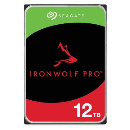 Image of HD SEAGATE IRON WOLF PRO SATA3 12TB 3.5" 7200 RPM 256mb cache 24x7 - NAS HDD - ST12000NT001 - Gar. 3 anni075