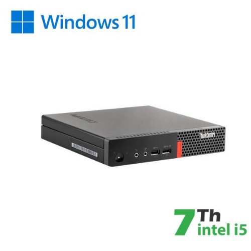 Image of Tiny PC LENOVO RINOVO REFURBISHED ThinkCentre M710q RN85534112 Tiny i5-7x00t 16GB SSD NEW 480GB W11P075