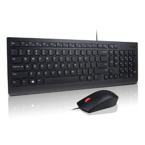 Image of Lenovo Essential Wirosso Keyboard and Mouse Combo Italian tasto Copilot integrato - 4X31R64420075