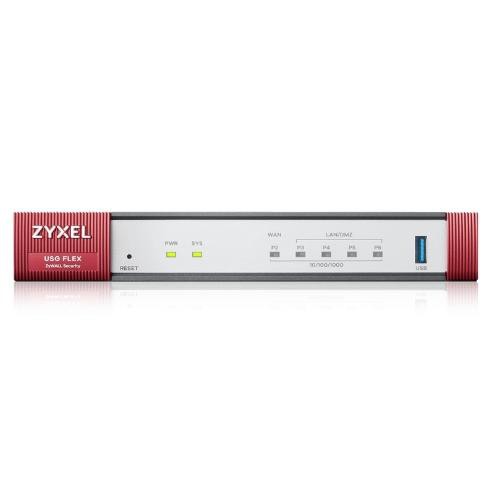 Image of FIREWALL ZYXEL USGFLEX SECURITY GATEWAY 50HP WAN/LAN 1xGbE PoE 30W 4xGbE VPN: 20 IPSEC, 15 SSL Incl 1Y Sec Pack, cons x 10 utent075