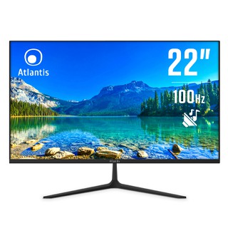 Image of MONITOR ATLANTIS LED 21,5" Wide A05-HE22VF-VHM VA 100HZ 1920x1080 5ms 250±15cd/m² 3.000:1 2x2W MM VESA VGA HDMI nero075