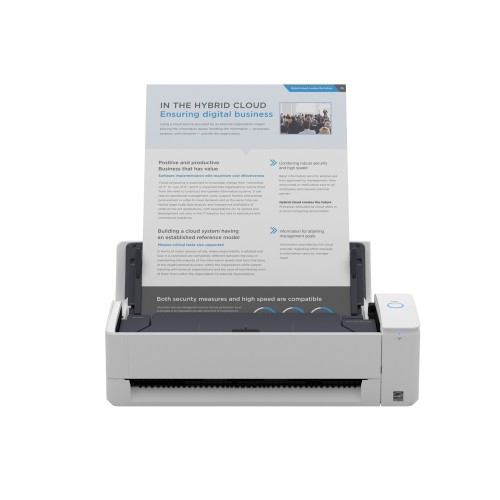 Image of Scanner FUJITSU/RICOH "REVISED" IX1300 Scanner Desktop con LED USB3.2 Wi-Fi ADF Duplex A4 da 30 ppm/ 60ipm IMBAL. DANNEG.075