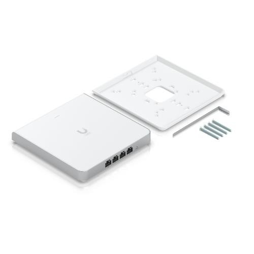 Image of UBIQUITI ACCESS POINT U6 Enterprise In-Wall WIRELESS UNIFI 3P RJ45 2.5 GbE WIFI 6E 4X4 MIMO 600+ Client - U6-Enterprise-IW075