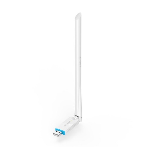 Image of ADATTATORE WIRELESS TENDA U2 150Mbps Wi-Fi6 802.11n/g/b, 1 ANTENNA ESTERNA 6dBi075