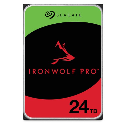 Image of HD SEAGATE IRON WOLF PRO SATA3 24TB 3.5" 7200 RPM 512mb cache 24x7 - NAS HDD - ST24000NT002 - Gar. 3 anni075