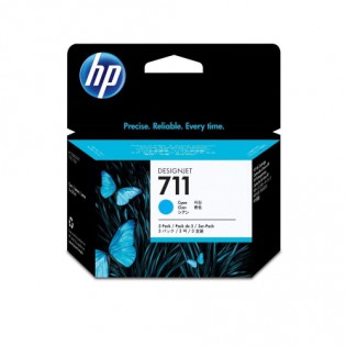 INK HP CZ136A N.711 Ciano...