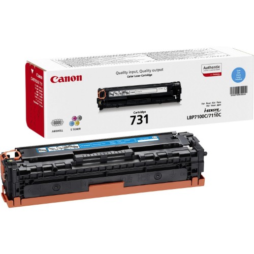 Image of TONER CANON 731C Ciano 1500PP x LBP7100CN LBP7100CW LBP7110CW MF8280Cw MF8230Cn MF628Cw MF623Cn075