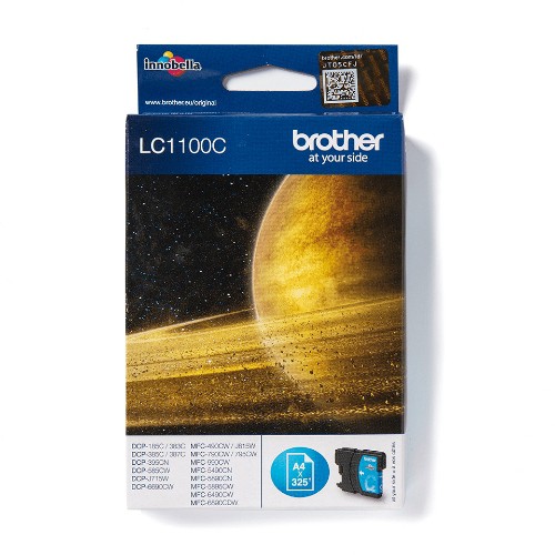Image of INK BROTHER LC-1100C Ciano 325PP X DCP-6690CW DCP-J715W MFC-6490CW MFC-5490CN MFC-5895CW MFC-5890CN MFC-6890CDW MFC-J615W075