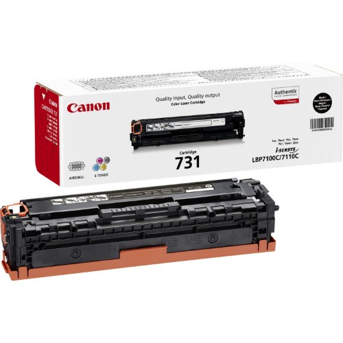 Image of TONER CANON 731BK Nero 1400PP x LBP7100CN LBP7100CW LBP7110CW MF8280Cw MF8230Cn MF628Cw MF623Cn075