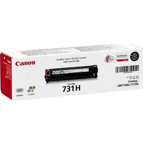 Image of TONER CANON 731HBK Nero 2400PP x LBP7100CN LBP7100CW LBP7110CW MF628Cw MF623Cn075