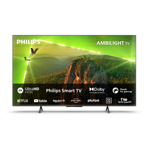 Image of TV PHILIPS LED 43'' SMART TV Televisore 43PUS8118/12 UHD 4K AMBILIGHT 4HDMI 2USB Wi-Fi DVB-T/T2/T2-HD/C/S/S2