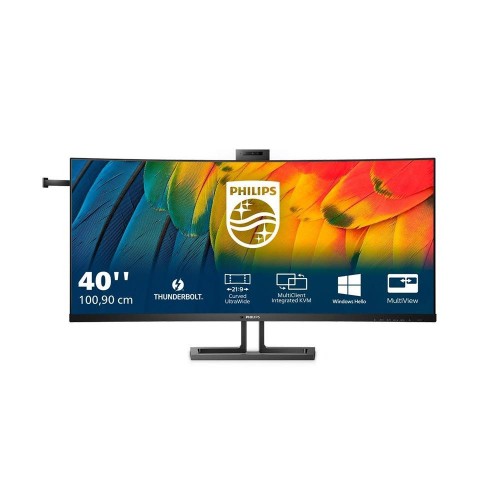 Image of MONITOR PHILIPS LED 40" 21:9 40B1U6903CH/00 IPS 5120x2160 450cd/m² 2x5W MM WEBCAM Reg.H HDMI DP RJ45 Thunderbolt USB-C docking075