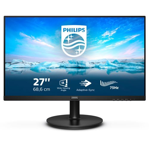 Image of MONITOR PHILIPS LED 27" Wide 272V8LA/00 VA 1920x1080 4ms 250cd/mq 3000:1 (Mega Infinity DCR) 2x2W MM VGA HDMI DP075