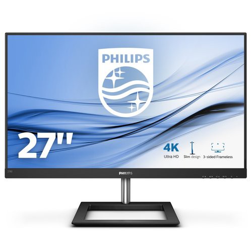 Image of MONITOR PHILIPS LED 27" Wide 278E1A/00 IPS 3840x2160 4K 4ms 350cd/m² 1.000:1 MEGA INFINITY 2x3W MM 2HDMI DP