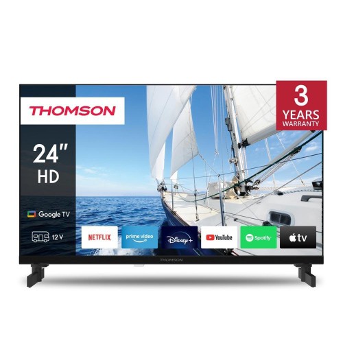 Image of TV THOMSON LED 24" 24HG2S14C SMART GOOGLE TV DVB-T2/S2 HD CI+ 3XHDMI 2XUSB (ANCHE 12V) TELECOMANDO RETRO ILLUMINATO VESA075