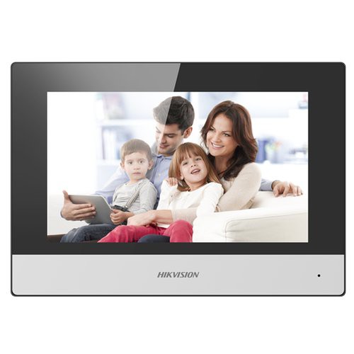 Image of HIKVISION POSTAZIONE DA INTERNO 7" IP TOUCH SCREEN MICROFONO E SPEAKER WIFI LAN 12VDC/POE 6W - DS-KH6320-WTE1075