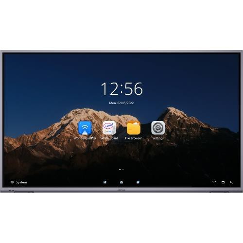 Image of MONITOR TOUCH Interattivo HIKVISION 86", 4K, Android 11, memory 4GB,64GB storage DS-D5B86RB/C - Staffa inclusa - RICHIEDI BID075