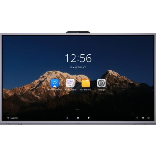 Image of MONITOR TOUCH Interattivo HIKVISION 65", 4K, Android 11, memory 4GB, 64GB storage WEBCAM int. Staffa inclusa - RICHIEDI BID