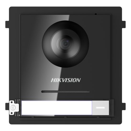 Image of HIKVISION UNITÀ PRINCIPALE PER POSTAZIONE DA ESTERNO 2 FILI,1 PULSANTE,TELECAMERA FISH EYE 2MP,12VDC/POE - DS-KD8003-IME2075