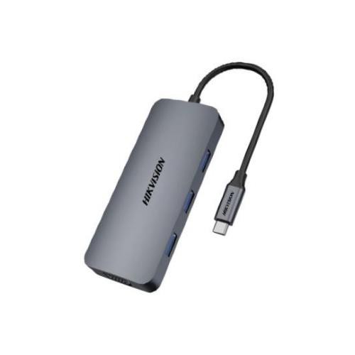 Image of HUB HIKVISION HDMI, USB 3.0*3,USB-C, SD,TF - HS-HUB-DS8075