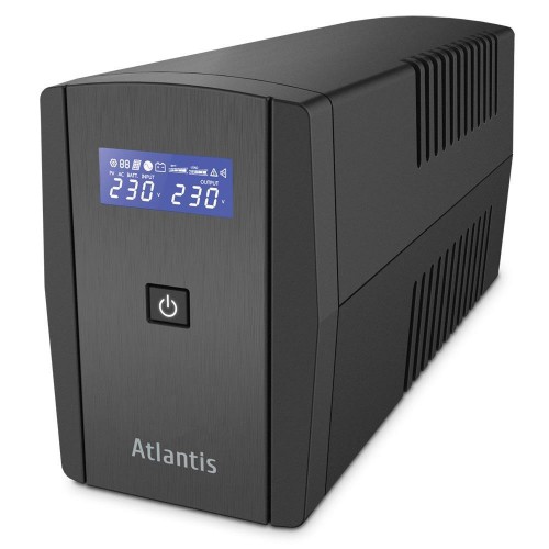 Image of UPS ATLANTIS A03-S120 1000VA (500W) One Power Stepwave Line Interactive V-OUT 191-253Vac AVR (3 step) USB 4xIEC075