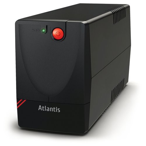 Image of UPS ATLANTIS A03-X1000 750VA (375W) One Power Stepwave Line Interactive AVR (3 step) 2xSchuko075