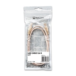 Image of Atlantis cavo di Rete Cat 6: Cavo di rete UTP (patch cord) categoria Cat-6 Lunghezza 1m P019-LN_6-U-1A075