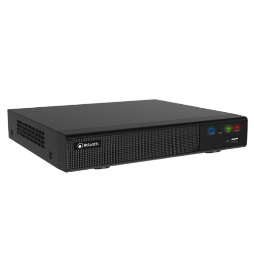 Image of NVR 9 CANALI ATLANTIS A11-NVR0904P-AK di cui 4 canali PoE risoluzione max 8Mpx 25fps Switch 4 porte PoE 45W uscita HDMI-4K/VGA075