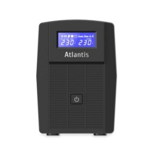 Image of UPS ATLANTIS A03-HP1003 800VA (480W) Sinewave Line Interactive 12V-9Ah Display LCD e LED stato UPS Interfaccia USB-HID 2xSchuko075