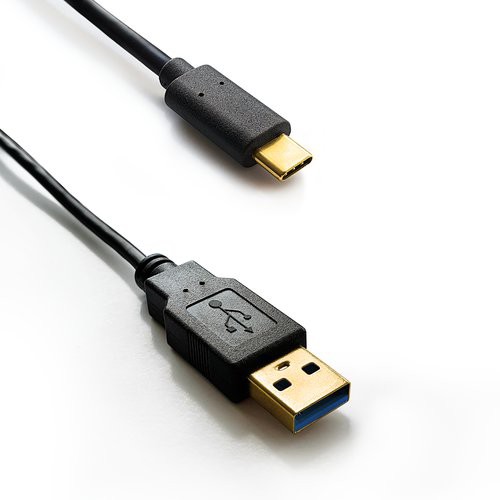 Image of CAVO ATLANTIS USB A 3.0 TO USB-C, M/M, 1MT, NERO, P019-UB3-ACMM-1