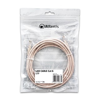 Image of Atlantis cavo di Rete Cat 6: Cavo di rete UTP (patch cord) categoria Cat-6 Lunghezza 3m P019-LN_6-U-3A075