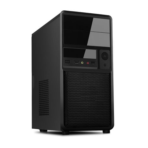 Image of CASE ITEK MICRO ATX MINI TOWER "SPIDER" 500W USB3, BK MESH - ITM89BM075