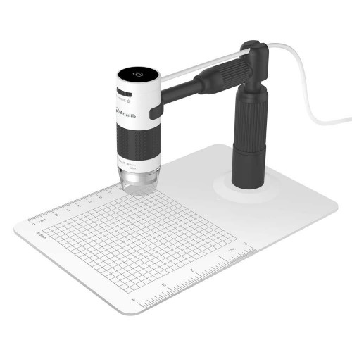 Image of MICROSCOPIO Magnificatore ATLANTIS E45-MS725 USB UXGA 1600x1200 doppio punto di fuoco ingrandimento 60x e 250x CMOS075