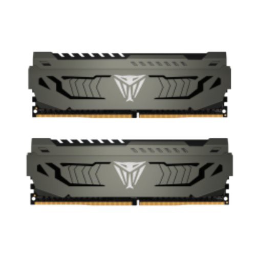 Image of KIT DDR4 PATRIOT "VIPER 4 STEEL" 32GB (2X16GB) 3200Mhz - CL 16 ALUMINIUM HEAT SHIELD - PVS432G320C6K075