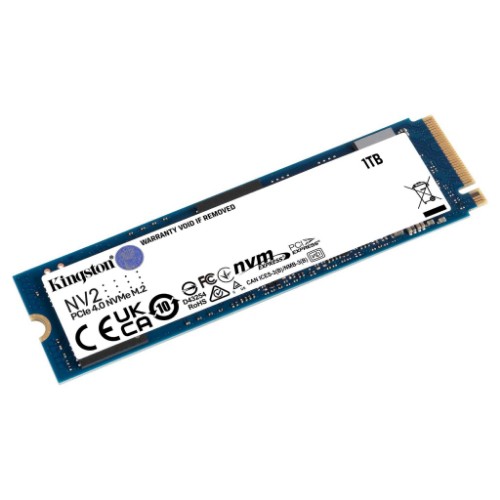 Image of SSD KINGSTON M.2(2280) 1TB NVME SNV2S/1000G PCIE3.0X4 READ:2100MB/S-WRITE:1700MB/S